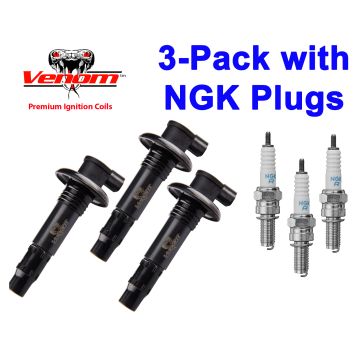 SeaDoo Ignition Coil & Plugs 130 155 185 215 255 260 GTX RXT RXP GTI GTS 4-TEC